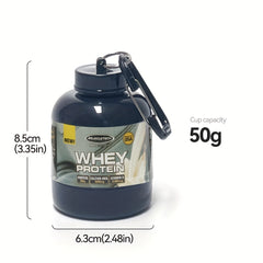 Fitness Protein Powder Container Sports Water Bottle for Outdoor Travel