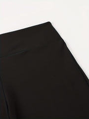 Solid Lounge Pants Casual Loose Elastic Waistband Pants Womens Loungewear