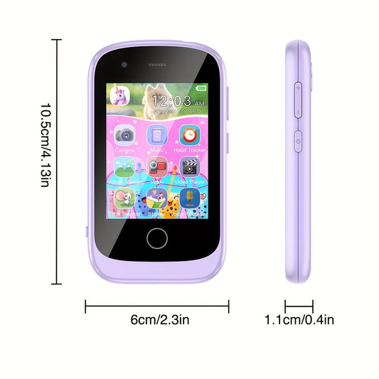 Kids' Unicorn Smartphone Toy Case 17 Puzzle Games Music Flashlight