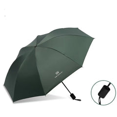 Bone Vinyl Umbrella Sunscreen Manual Folding Umbrella 96 Sun Protection