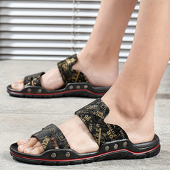 Men's Slip On Sandals Outdoor Walking Shoes