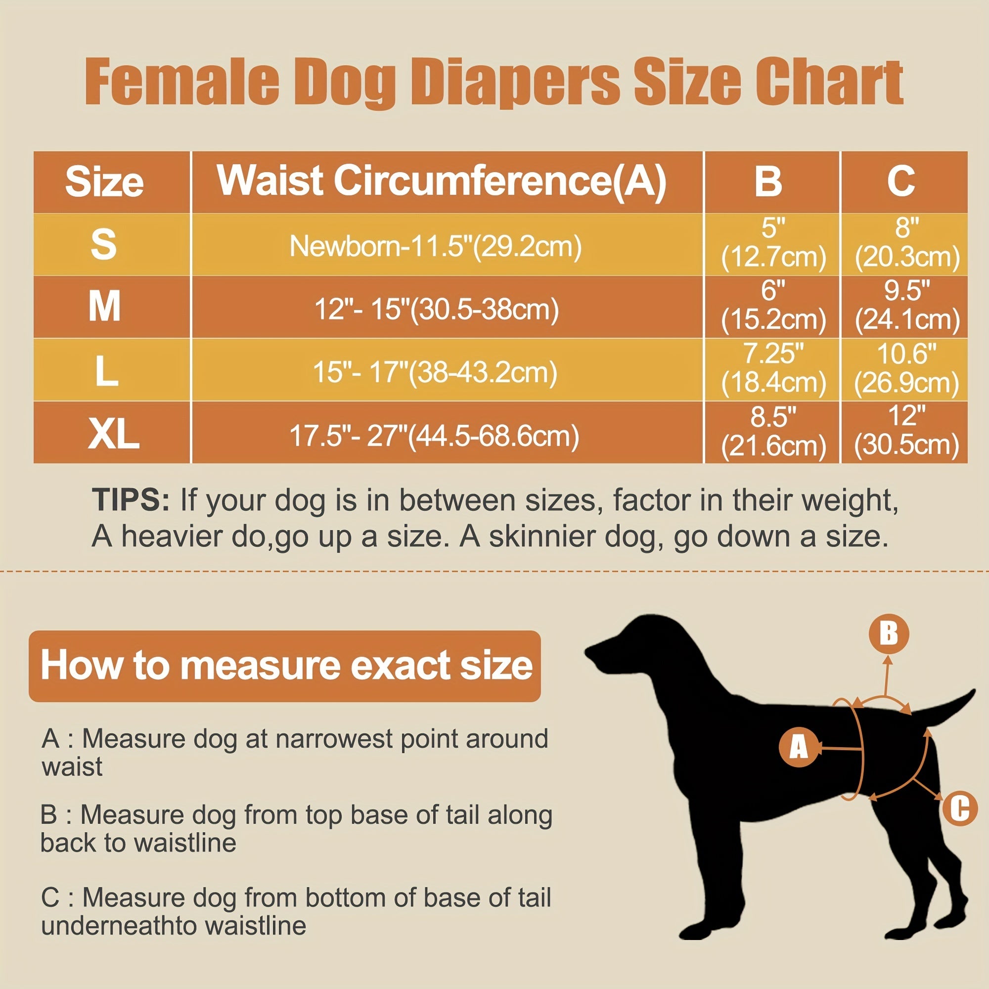 Washable Female Dog Diapers - Comfortable & High Absorbent