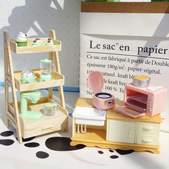 Children's Dollhouse Baking Oven Kitchen Set