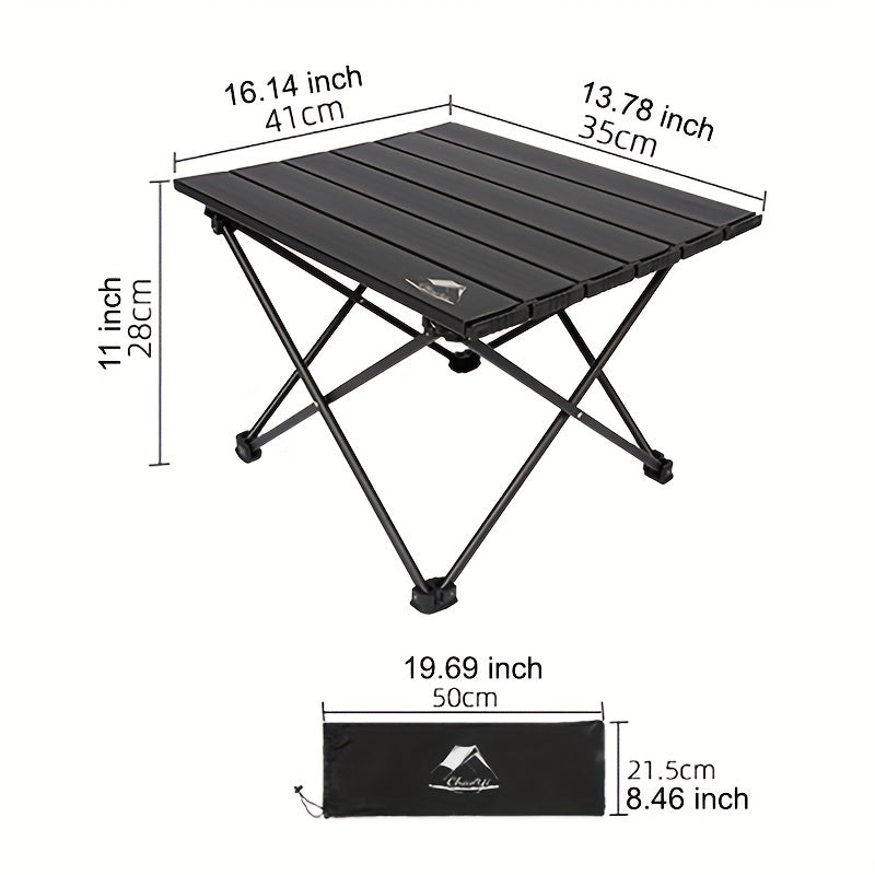 Lightweight Folding Camping Table with Carry Bag for Outdoor Activities