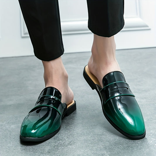 Men's Comfy Backless Loafers Casual Mules