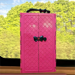 QSMARTOY Dollhouse Wardrobe Set with Clothes, Shoes, Dresses - Kids Toy
