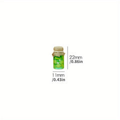 3pcs 1:12 Mixed Colors Canned Fruits Dollhouse Accessories Toy