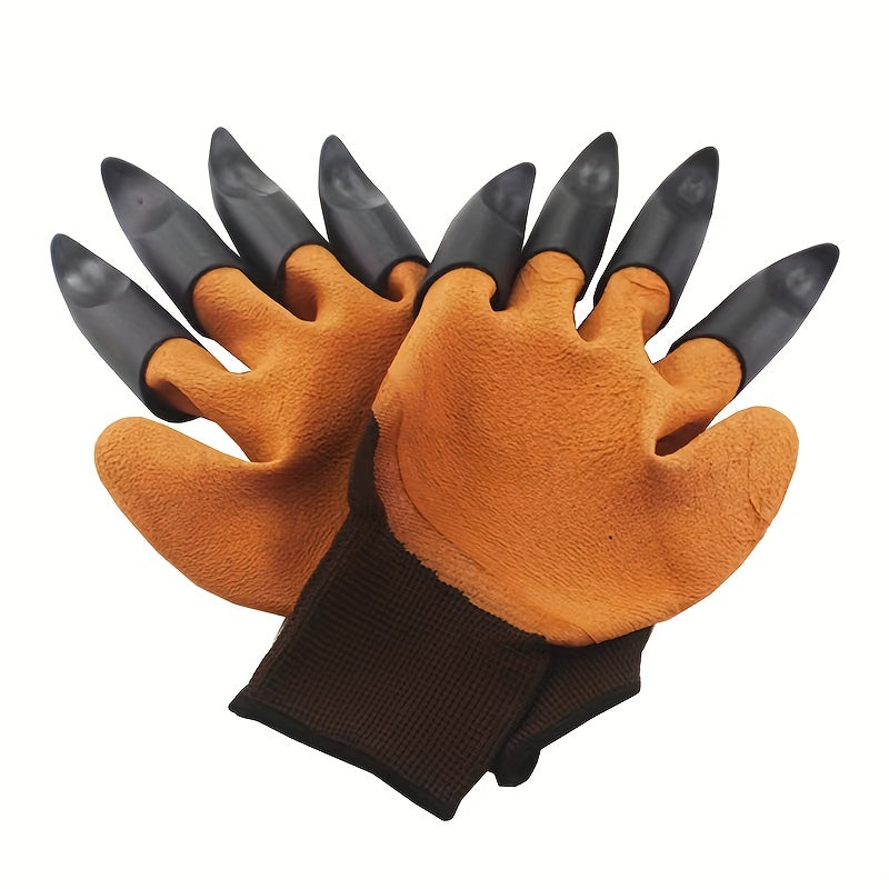 Garden Gloves for Digging Planting Weeding Seeding Protect Nails & Finger