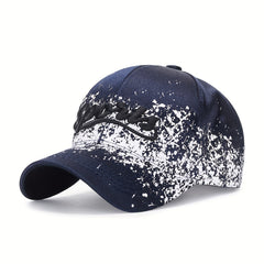Ink Dot Print Baseball Cap Men Women