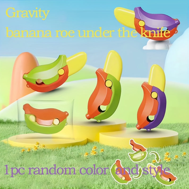 Banana Carrot 3D Printed Gravity Stress Relief Toy