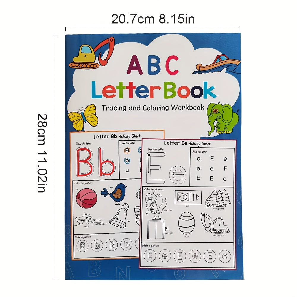 YUYNLEP Alphabet Workbook Tracing & Coloring Activities