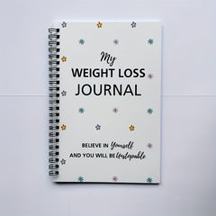 Floral Weight Loss Journal & Fitness Planner