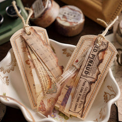 Retro Washi Tape Memory Chips for DIY Journal