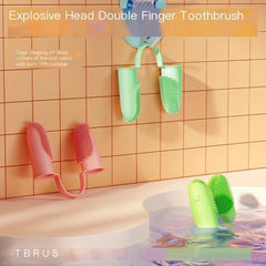 Pet Toothbrush Finger Covers for Dogs and Cats