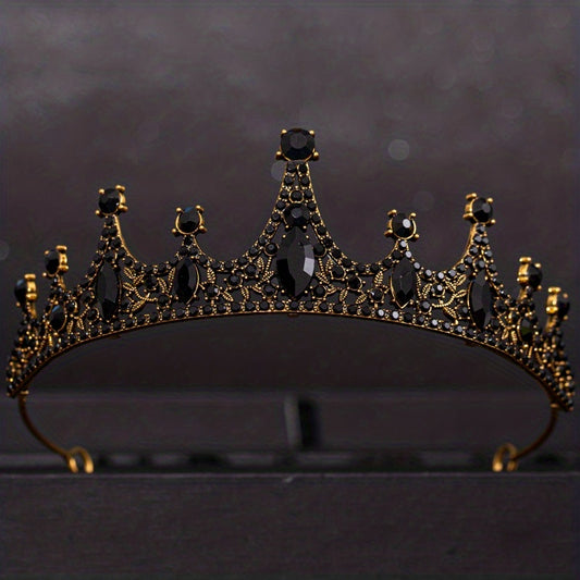 Girls Princess Tiara Halloween Crown Costume Headband Birthday Bride Hair Access