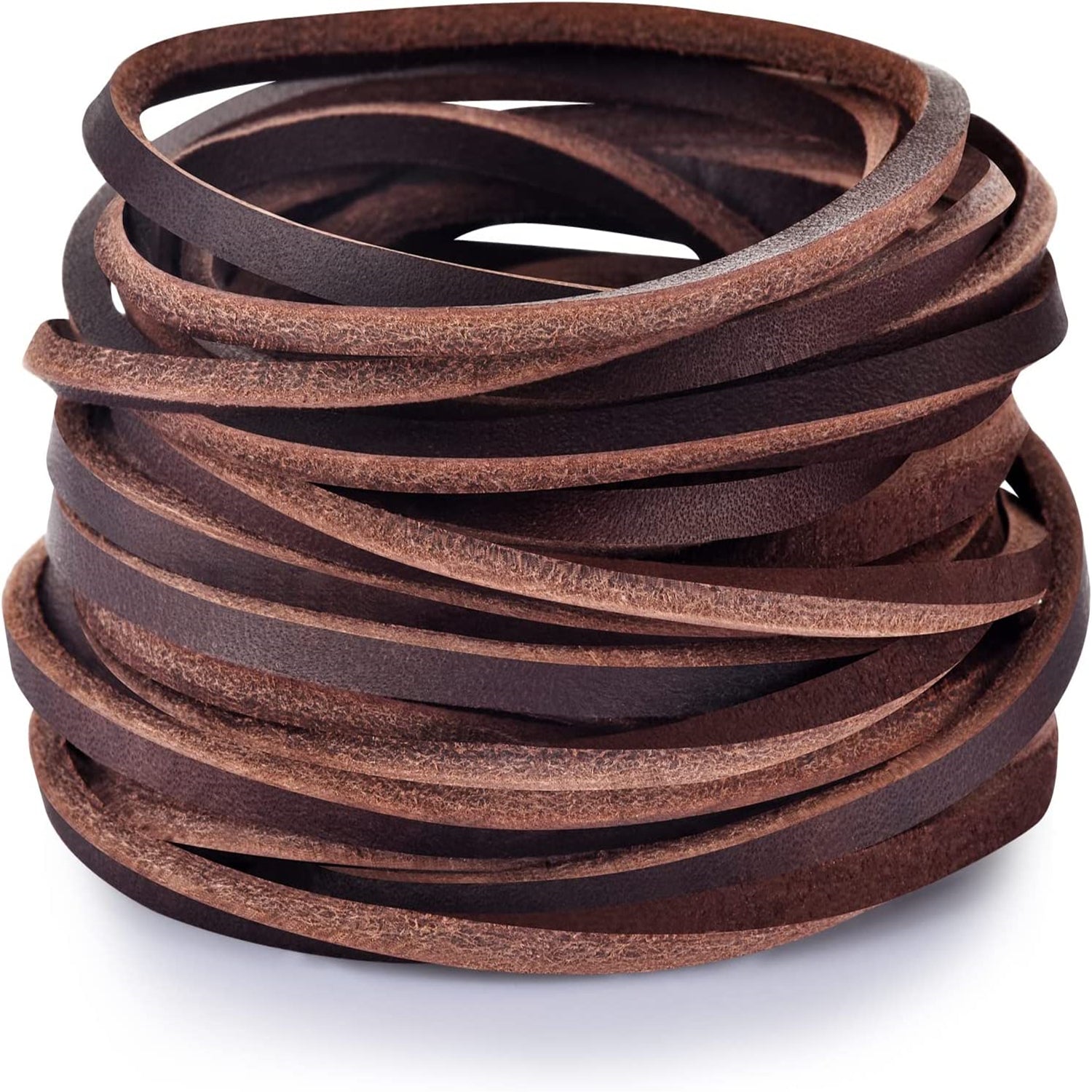 3MM Natural Leather Cord for Jewelry Making Dark