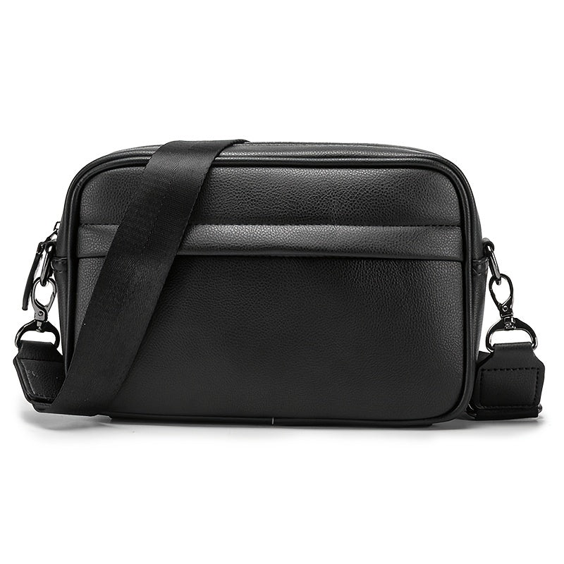 Casual Postman Shoulder Bag Plaid Small Messenger Bag Men's Bag
