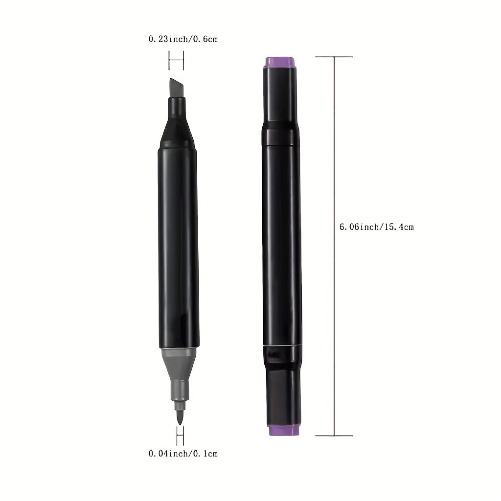 12pcs Art Marker Pen Set Alcoholic Markers Dual Tip Paint Marker Pen Set