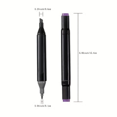 12pcs Art Marker Pen Set Alcoholic Markers Dual Tip Paint Marker Pen Set