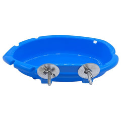 Durable Bird Feeder Cage Attachment Easy Feeding & Viewing
