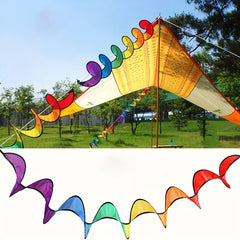 Colorful Hanging Rainbow Wind Strip for Camping Tent