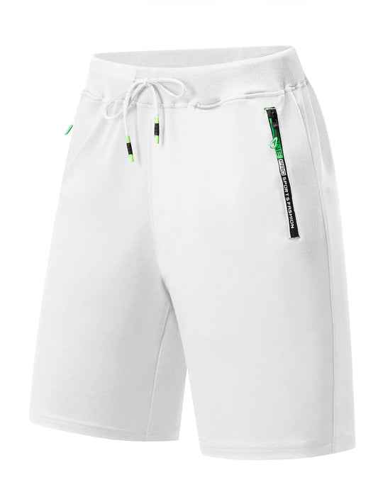 Men's Loose Sports Shorts with Zipper Pocket