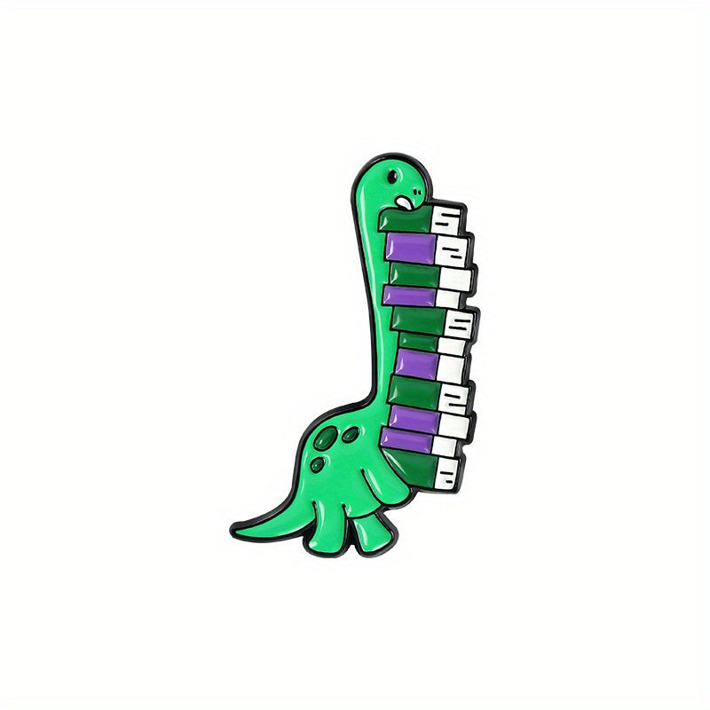 Dr Dinosaur Brooch For Girls Students