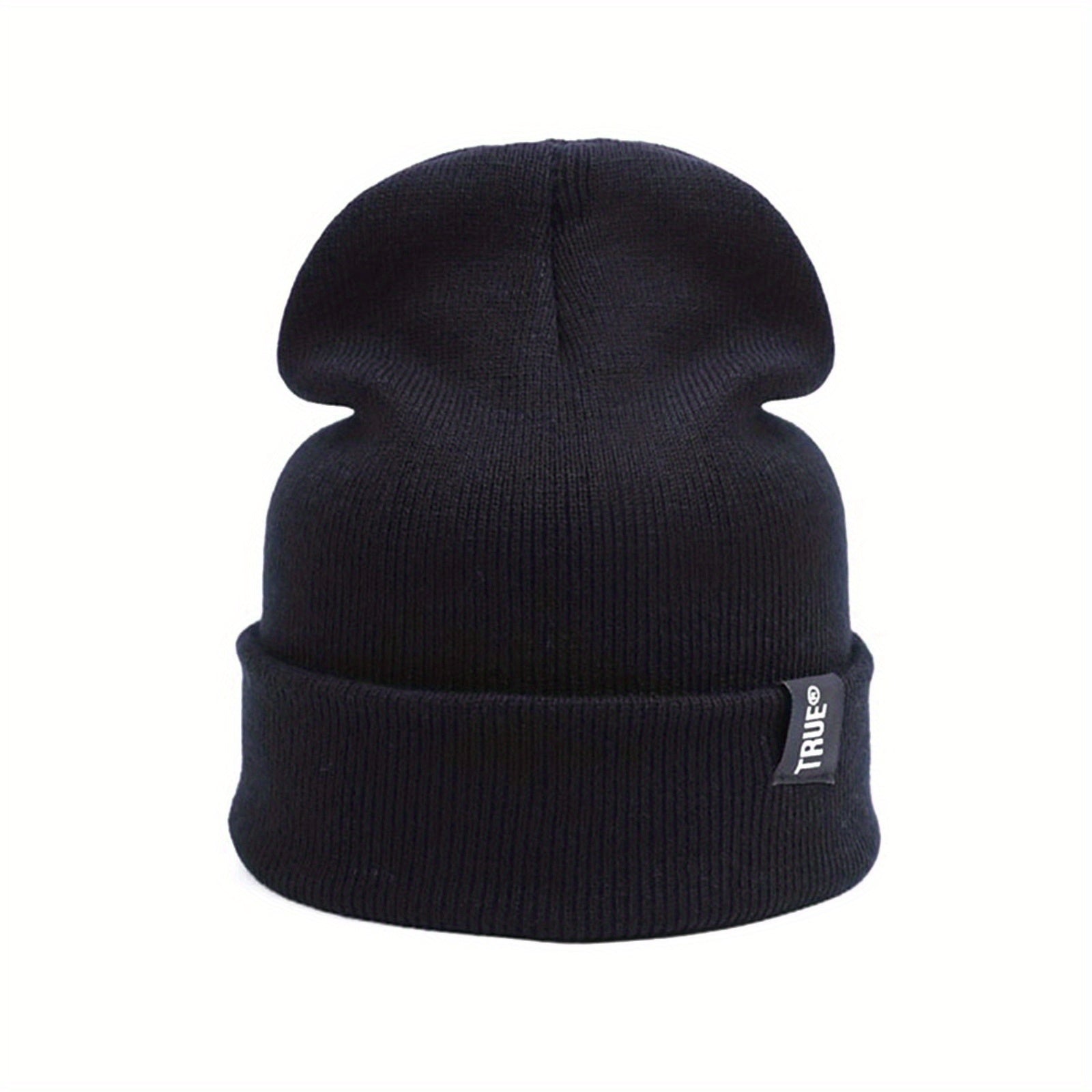 Warm Knitted Slouchy Beanie Solid Skull Cap Unisex Knit Hat