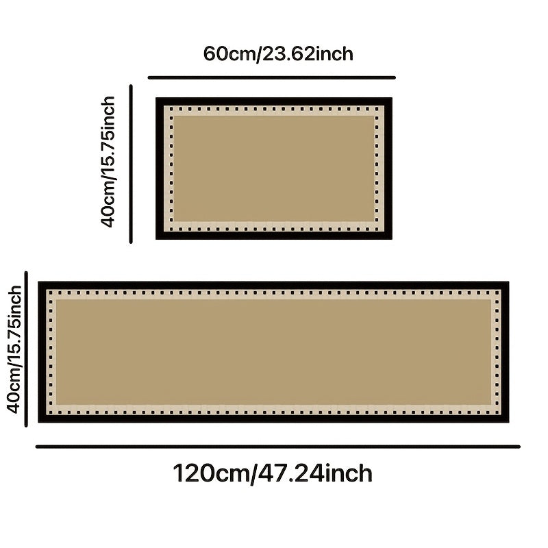 24x16in Anti Slip Diatomaceous Floor Mat for Kitchen Areas
