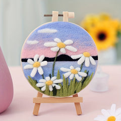 DIY Landscape Frame Painting Wool Felt Material Set