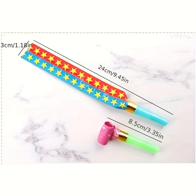 1pc Blowout Whistles Funny Party Blowouts Blowers Holiday Cheering Props