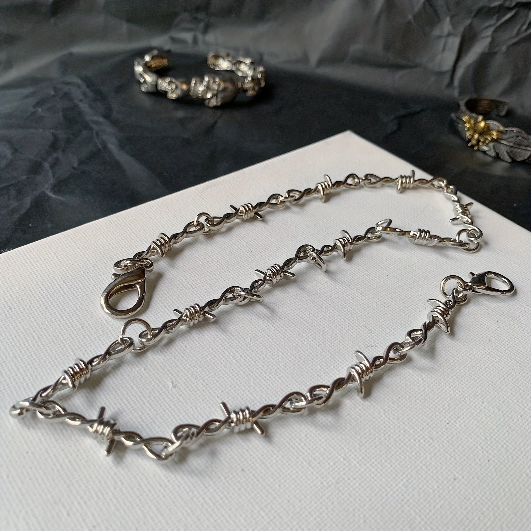 Men's Punk Pants Chain