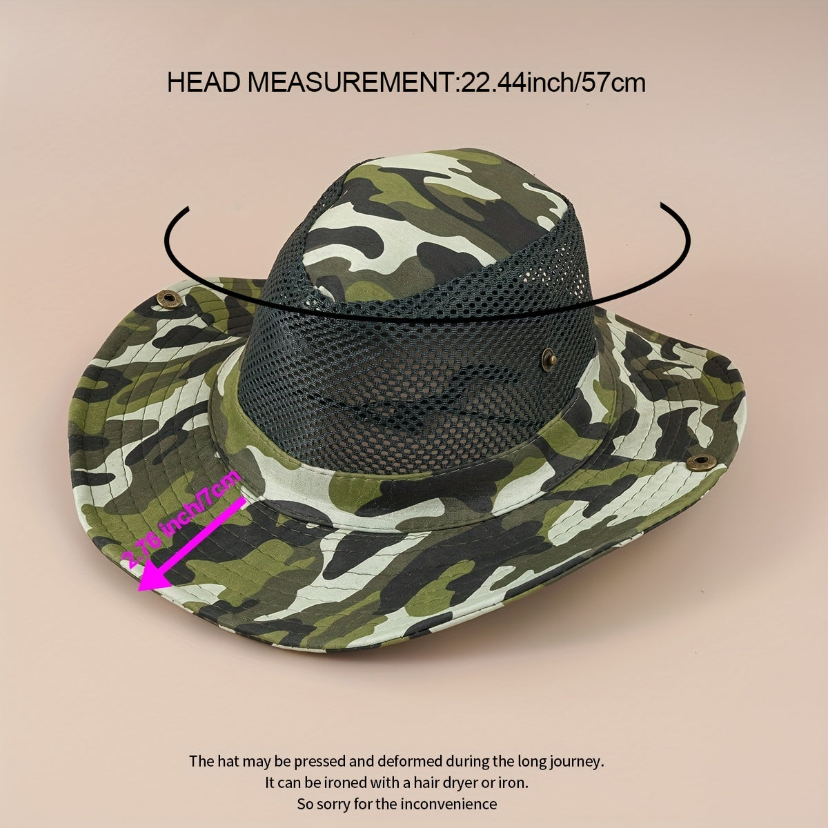 Outdoor Camouflage Bucket Hat Sun Hat