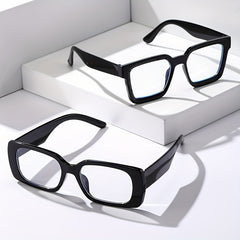 2 Pairs Square Frame Men's Anti Light Sunglasses