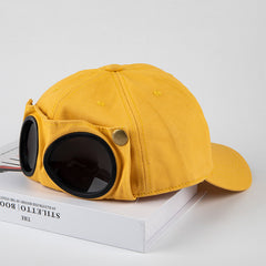 Summer Glasses Baseball Cap Unisex Sunglasses Cap Mens Baseball Cap