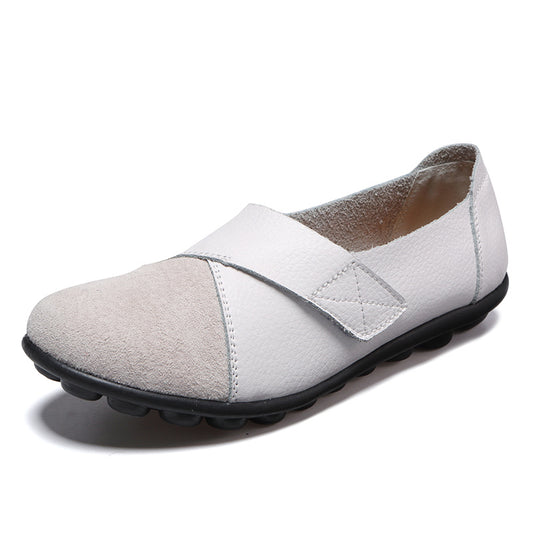 Women's Round Toe Slip-On Loafers Flat Shoes