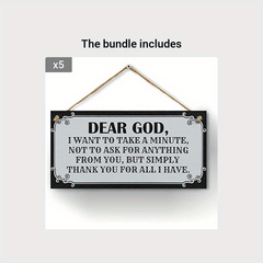 Faithful God House Decor Sign - Home Ornament