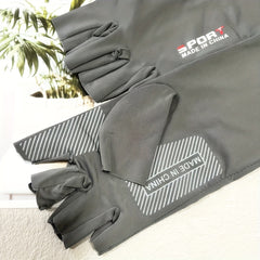 Unisex Anti UV Cooling Arm Sleeves with Fingerless Gloves
