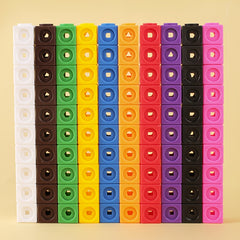 Math Link Cubes Set Of 100 Cubes Math Manipulatives For Kids Ages 5