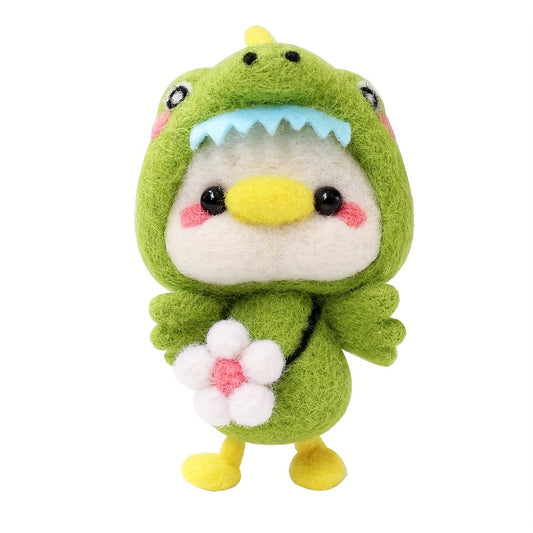 Wool Felt Duck DIY Material Package - Creative Gift or Doll Ornament