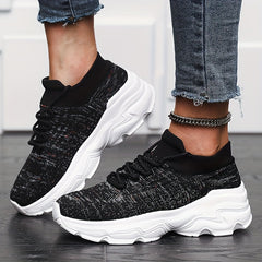Comfortable Sole Mesh Running Shoes Lightweight Non Slip Outdoor Sport Shoes