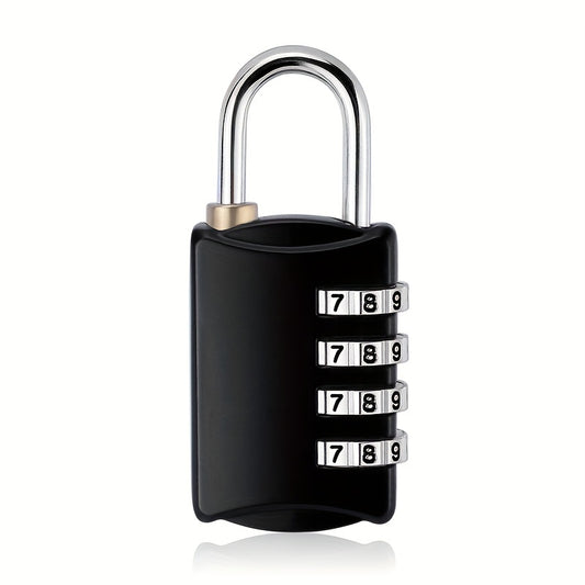 Mini Padlock 4 Digit Combo Lock for Suitcases & Luggage