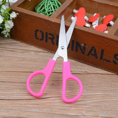 Stainless Steel Small Scissors with Safety Cover for Students and Babies