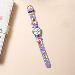 Cartoon Unicorn Silicone Watch Decorative Accessories Gift For Girls