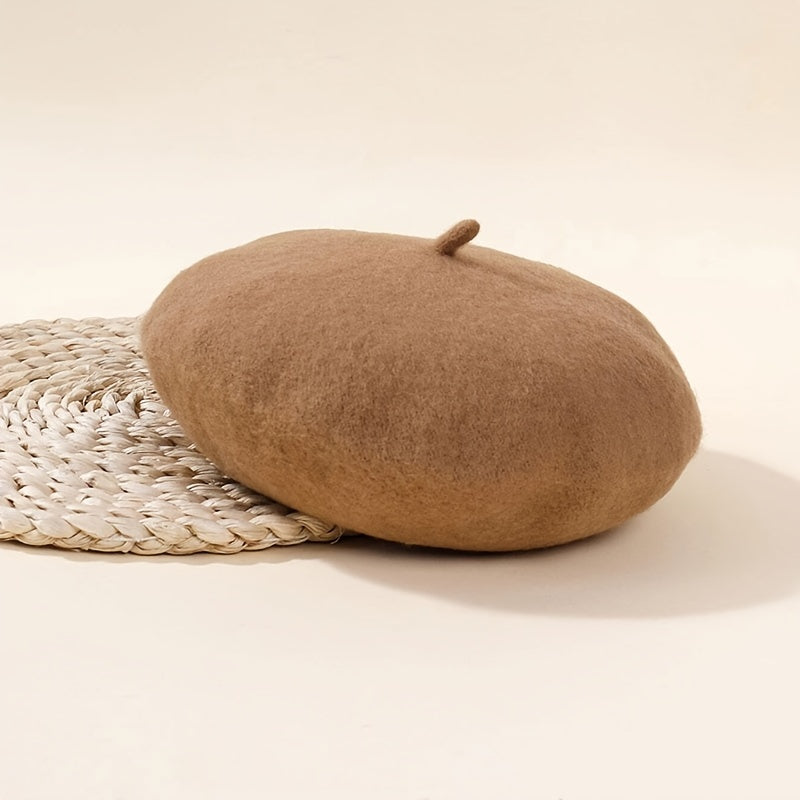 Girls Beret Hat Decorative Hair Accessories For Autumn And Winter