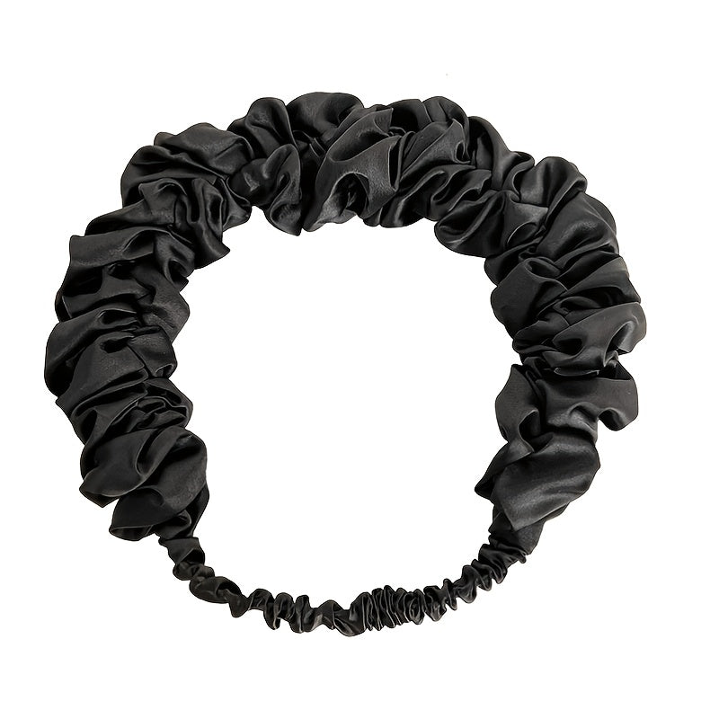 Pleated Elastic Hair Band Wide Headband Hair Accessories