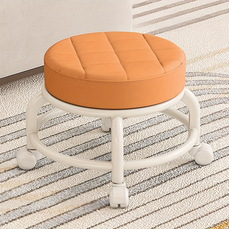 Universal Pulley Low Stool Movable Round Chiar Household Furniture