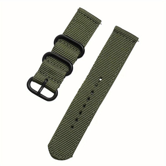 Soft Green Double Layer Nylon Smart Watch Strap