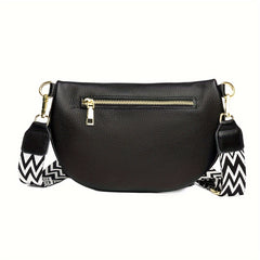 Fashionable Leather Women's Waist Pack with Adjustable Strap