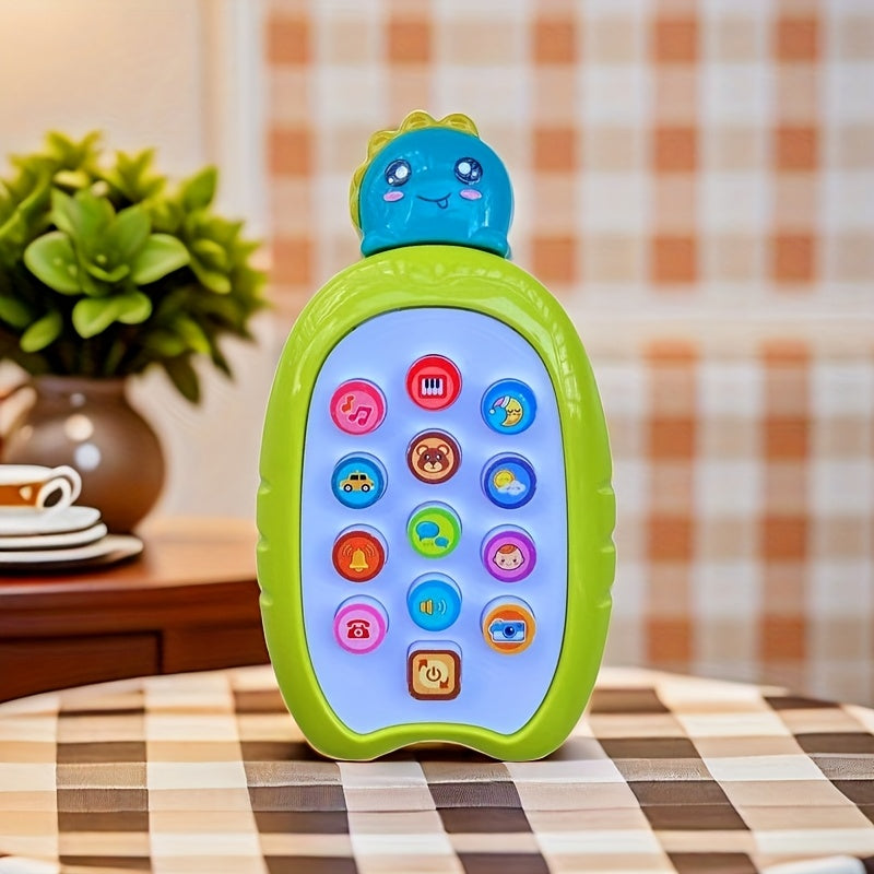 Dinosaur Music Phone Toy Touchscreen Lullabies Numbers Animals Fruit